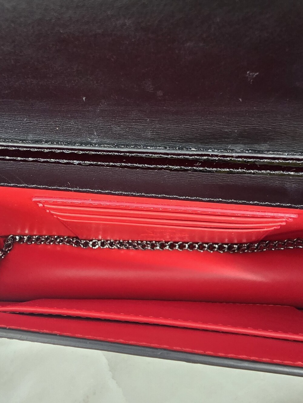 Christian Louboutin Loubi54 Patent Leather Bag - Picture 9 of 11